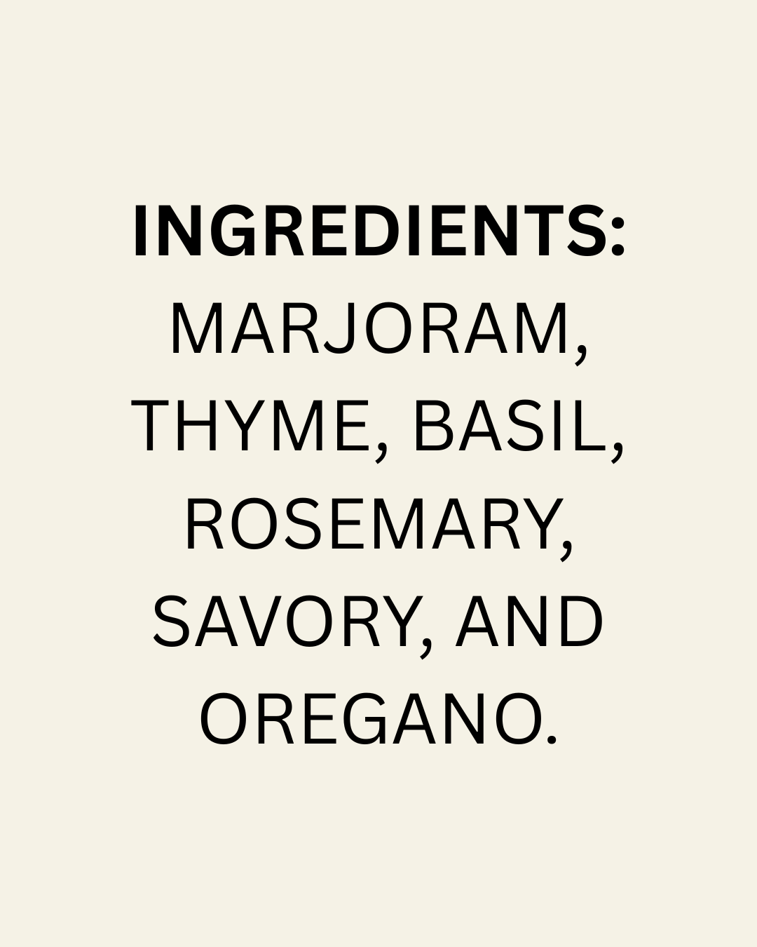 Garden District Italian Seasoning