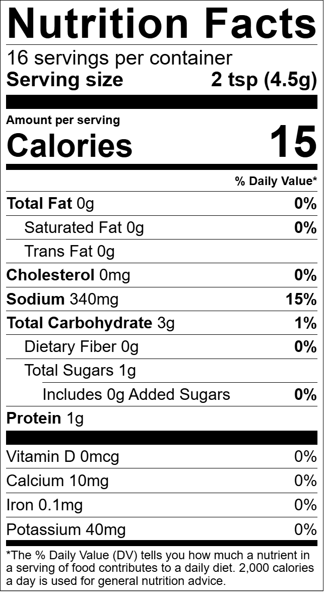 Red Bean Seasoning Mix