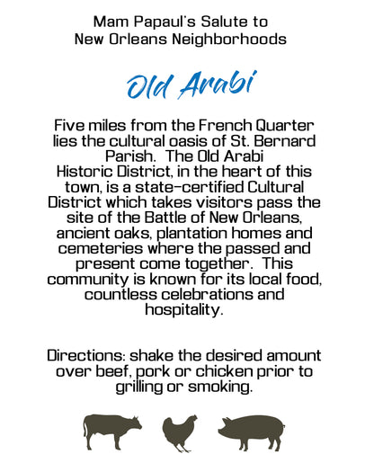 Old Arabi Smoked BBQ Rub