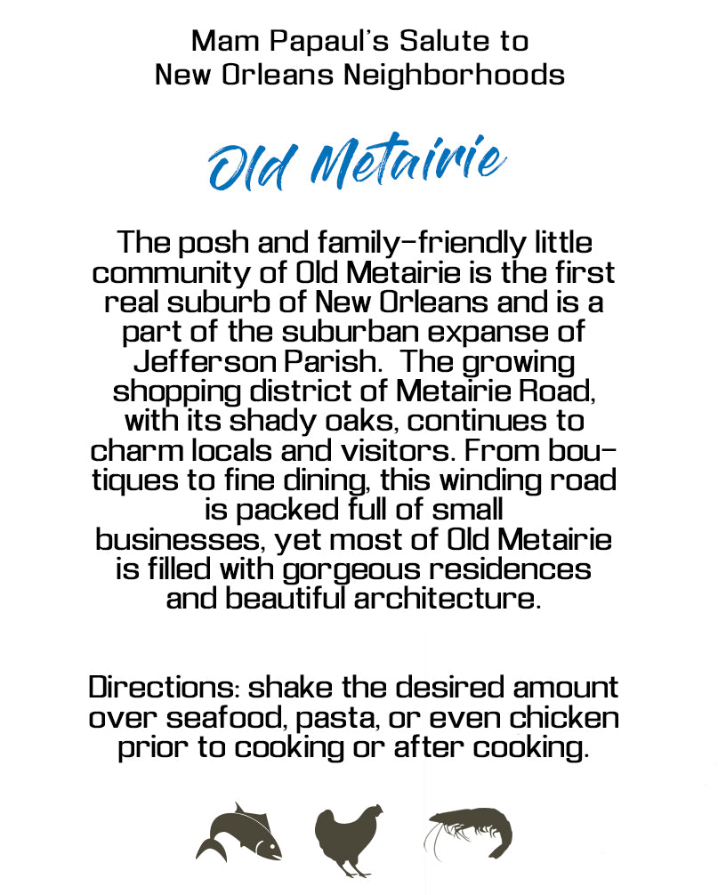 Old Metairie Seafood Seasoning