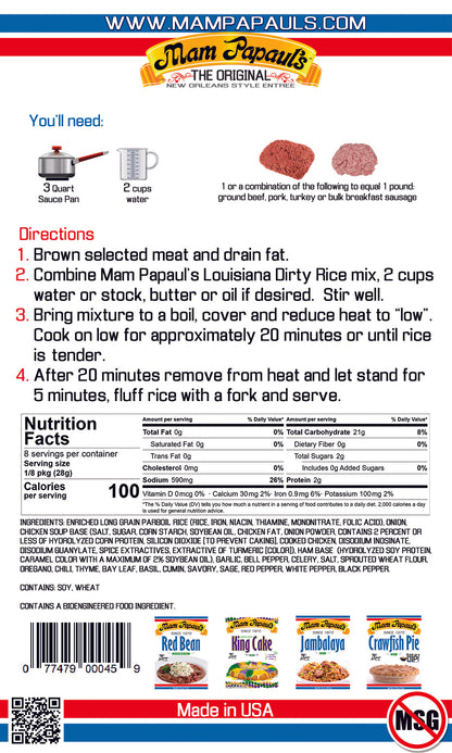 Dirty Rice Mix Eco Pack