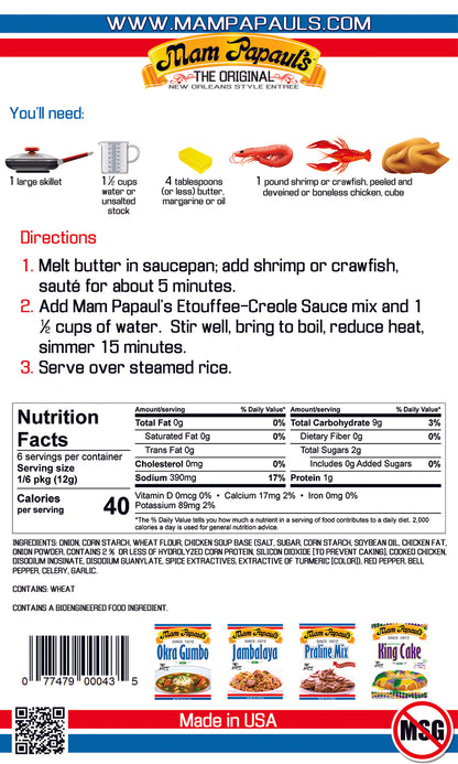 Etouffee Mix Eco Pack