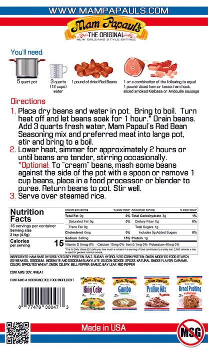 Red Bean Seasoning Eco Pack