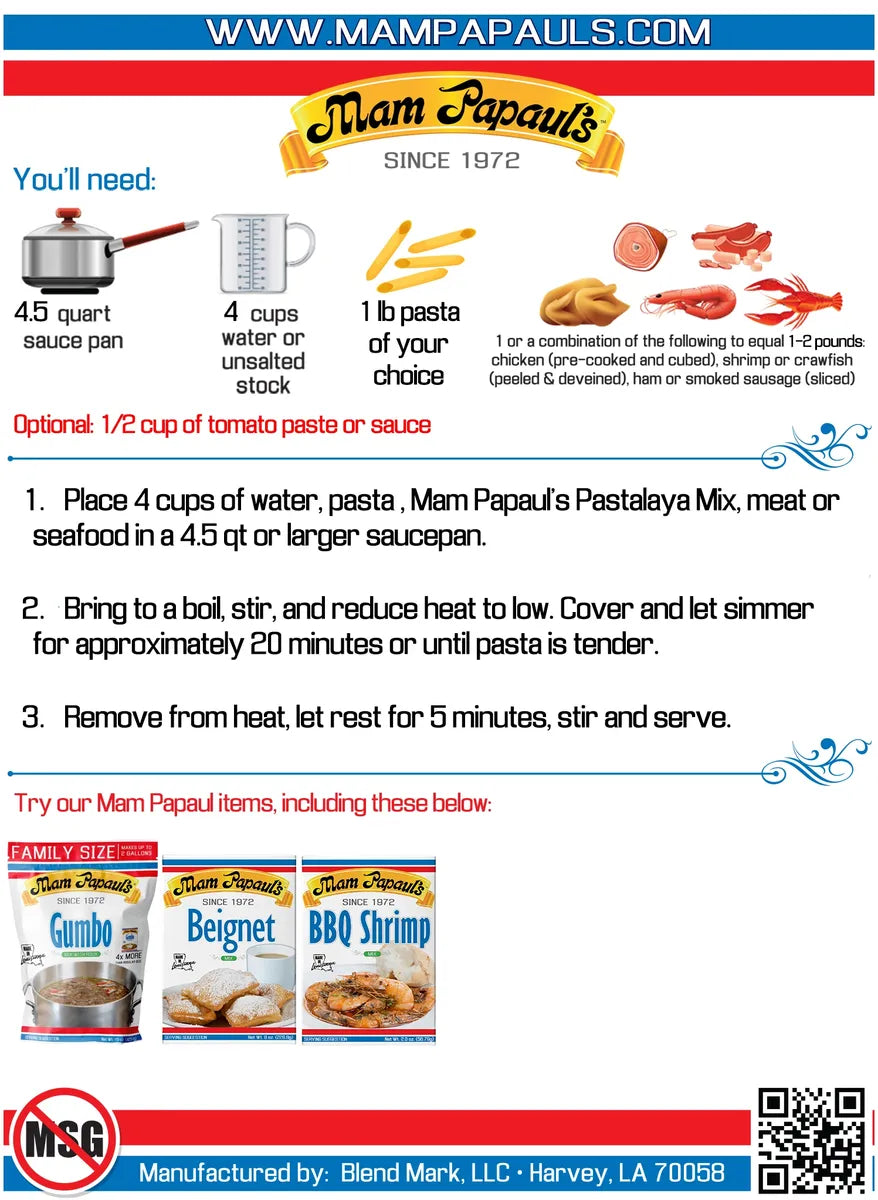 Pastalaya Seasoning Eco Pack